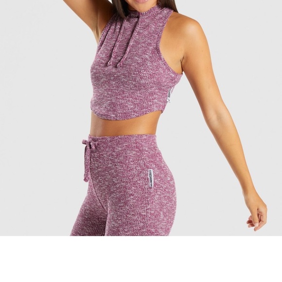 Gymshark Tops - Gym shark slounge marl top size medium